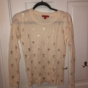 Saks Fifth Avenue Skull Sweater